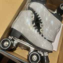 Rhinestone Women’s Roller Skates 