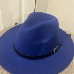 A Blue cowboy Hat
