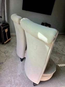 Retro high back armless chair