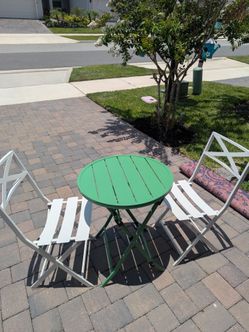 Table and chairs