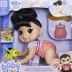 Baby Alive Crawl 'n Play Doll 40 Sound 
