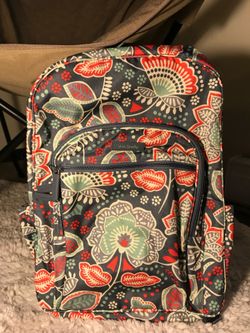 Vera Bradley Laptop Backpack MSRP $118 in Stamped Paisley  display picture 1
