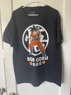 Dragon ball Z Shirt Men's Large Black Son Goku Short Sleeve Crewneck