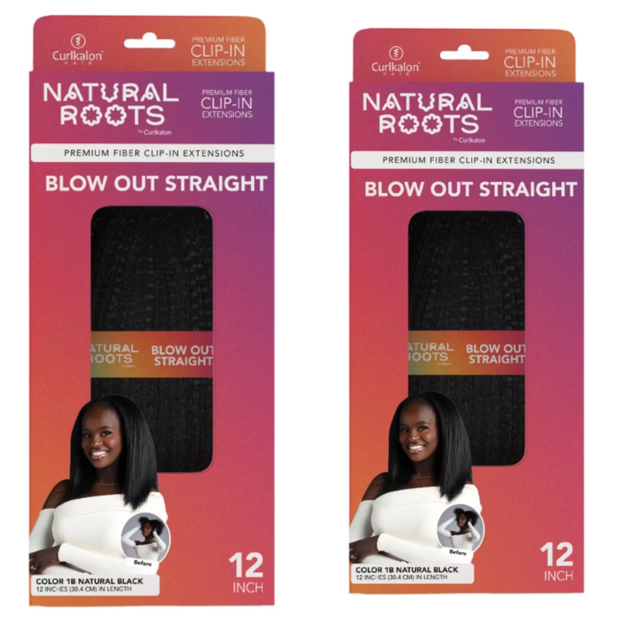 Clip In Hair Extensions 12”