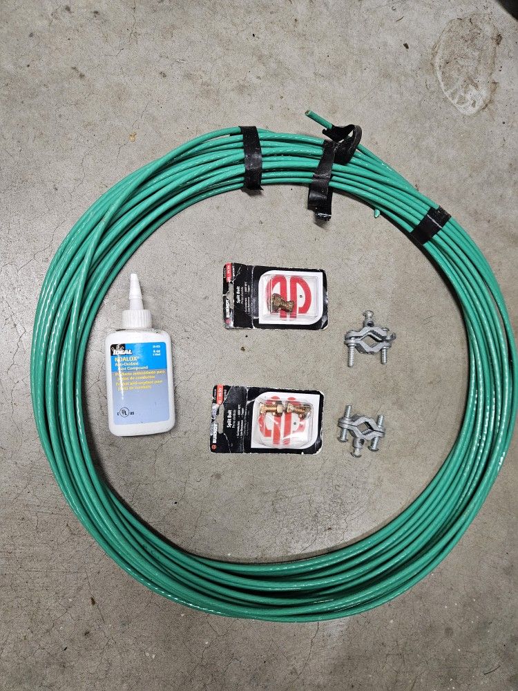 100' #6 Awg Insulated, Stranded Copper Grounding Wire