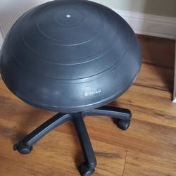 GAIAM Adjustable Thearaputic Seat With Locking Wheels