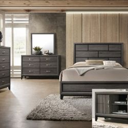 NEW 4pc BEDROOM SET KING QUEEN FULL TWIN AVAILABLE *NO Credit $10 DOWN