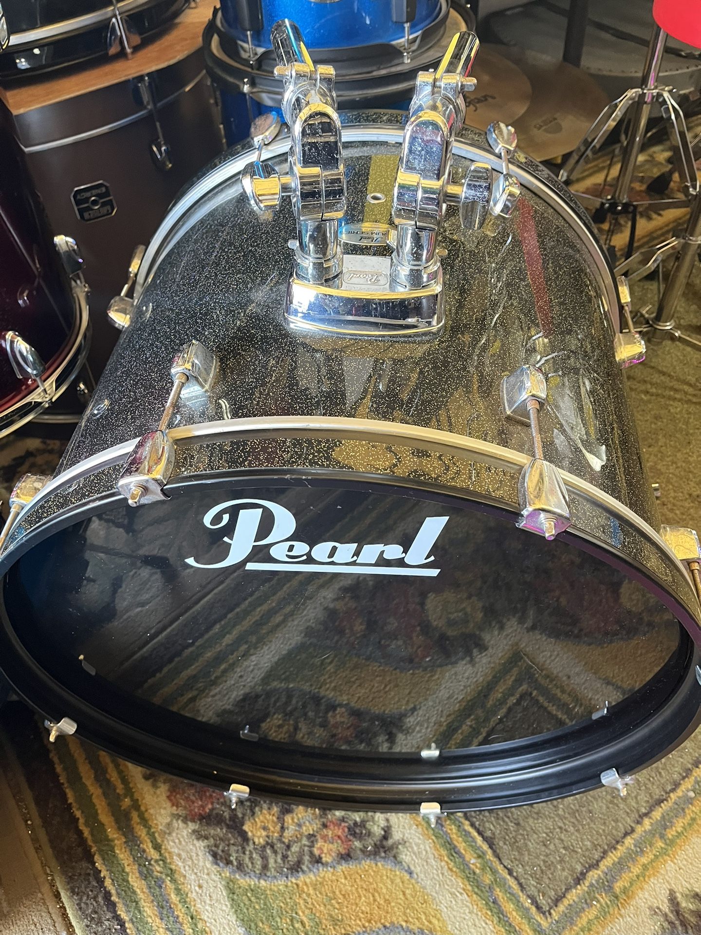 💥 Pearl FORUM Drum Set “Rainbow Sparkle”. Was $800. NOW….