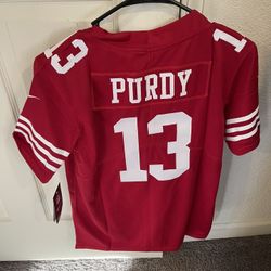 Kids 49ers San Francisco, SF jersey Purdy with tags