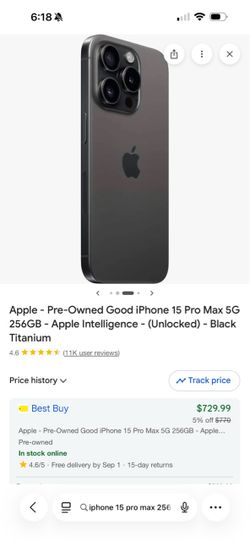 iPhone 15 pro max