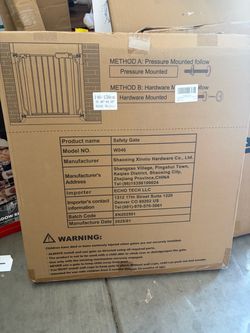 Safety Gate Model W046 White 57–62 Inch