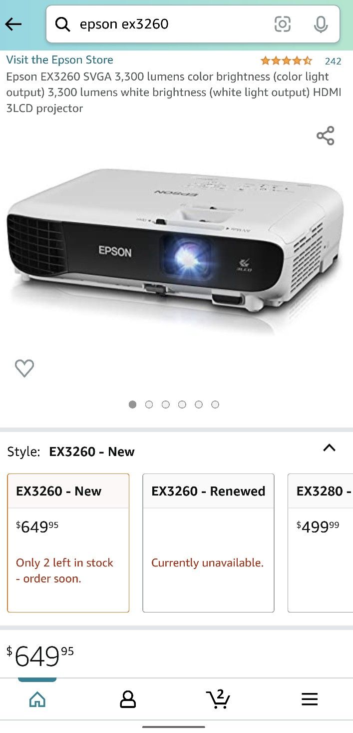 Epson Projector EX3260 