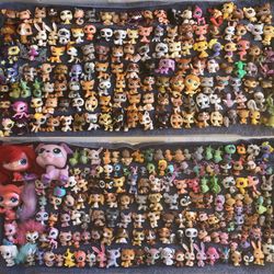 LPS Littlest Pet Shop Shorthair cats Dogs collie Great Dane,monkeys pigs owls horses penguins bunnies 2004
