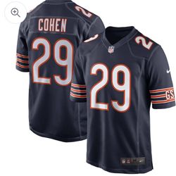 Men's Chicago Bears Tarik Cohen Nike Navy Game Jersey