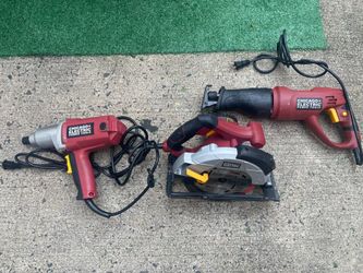 Chicago electric corded impact gun and saws