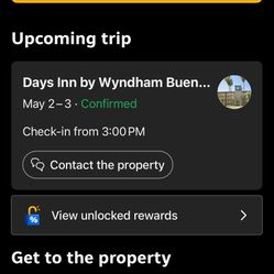 Paid Hotel Reservation.  For 1 Night