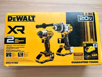DeWalt XR ⚠️20V Hammer Drill & Impact Driver Combo Kit