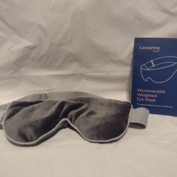 Title: 2-Pack Microwavable Weighted Eye Masks – Hot & Cold Therapy Relaxation Set