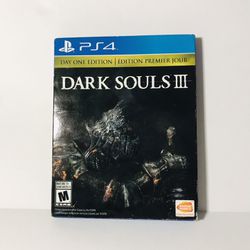 Dark Souls III: Day One Edition Playstation 4 w/Slipcover And Soundtrack