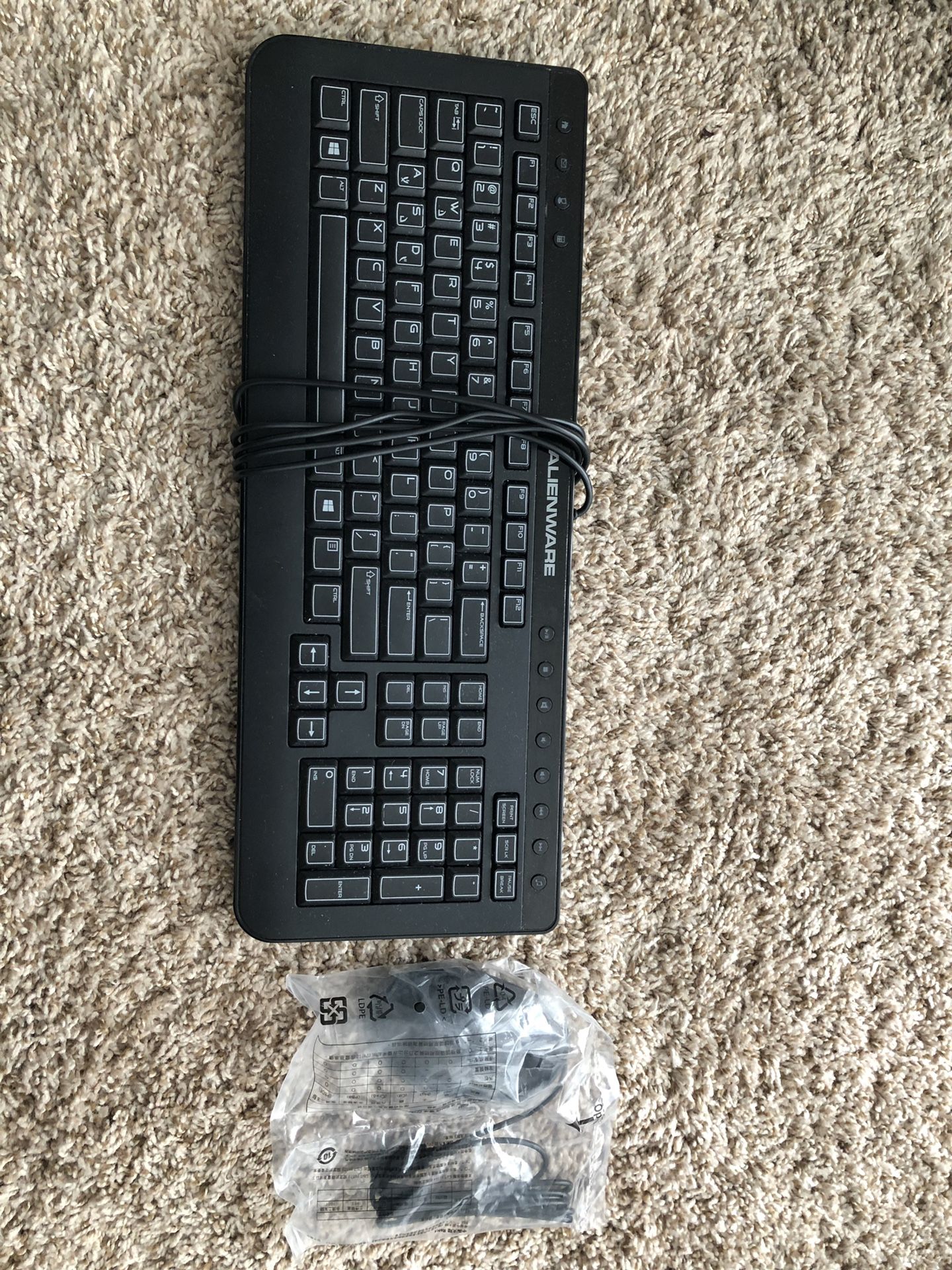 Alienware keyboard + Mouse