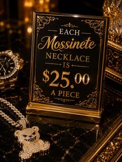 Brand new mossinete necklaces and pendants