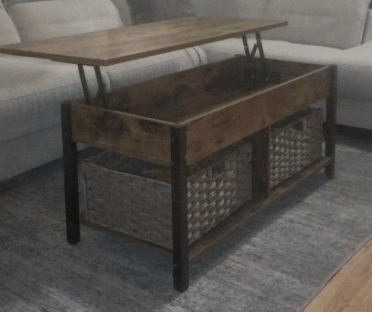 Storage & Laptop Coffee Table