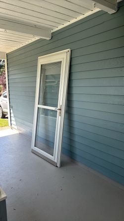 Nice Storm /screen door