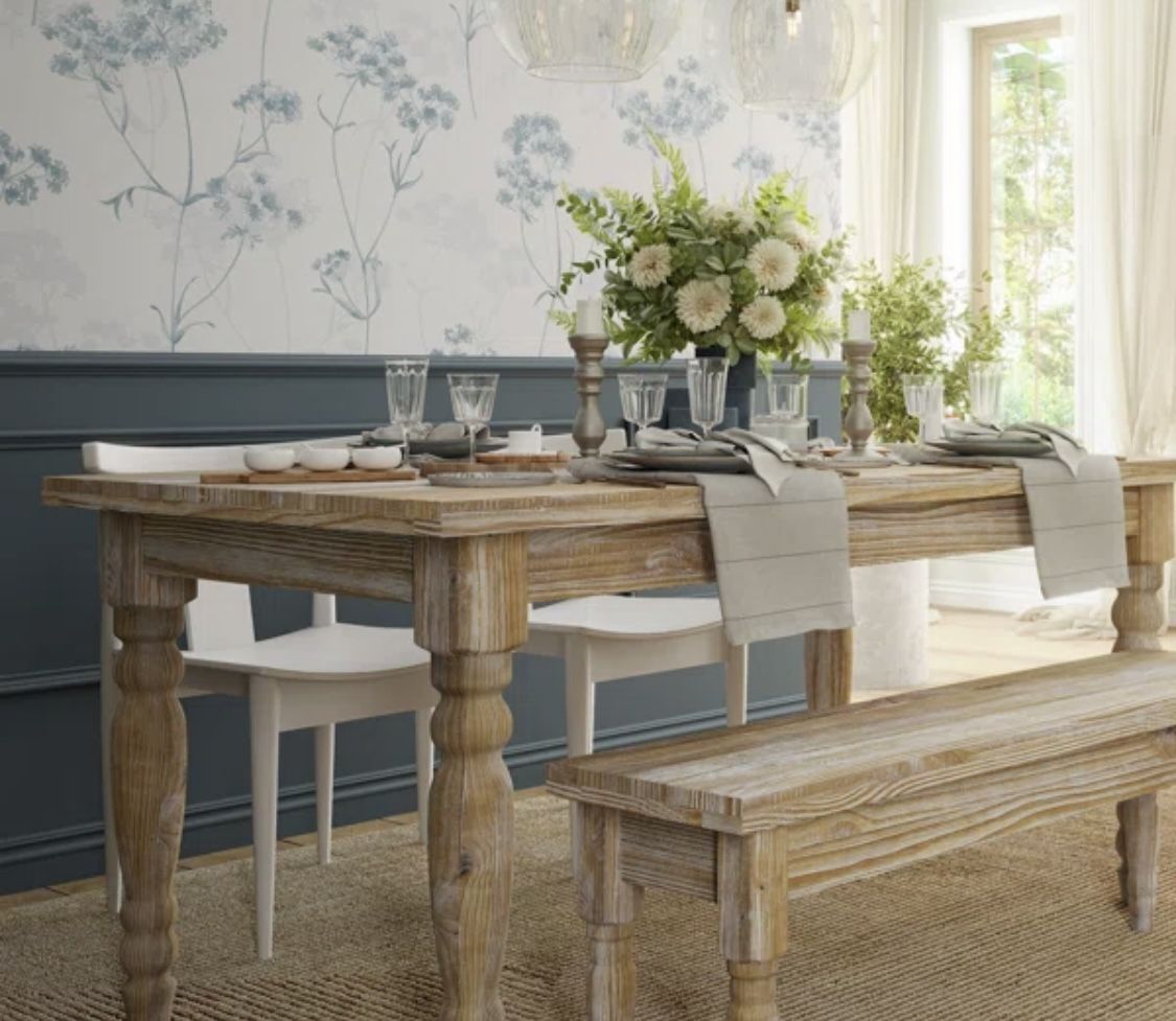 Farm style Table & Bench