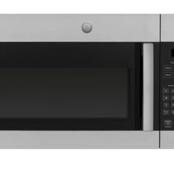 GE JVM3160RFSS 30" OTR Microwave, 1.6 cu ft, 1000W, 300 CFM Hood Vent, LED Lighting, Auto Defrost, E