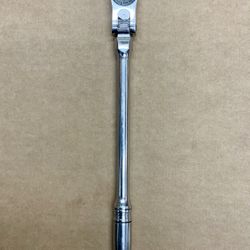 Snap-on FLX80B 3/8 Inch Drive Dual 80 Long Handle Locking Flex Head Chrome Ratchet Sealed Rugged Reverse Lever Automotive Auto Cars Motorcycle Truck 