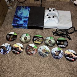 Microsoft Xbox One Gaming System W/ Controllers Games 