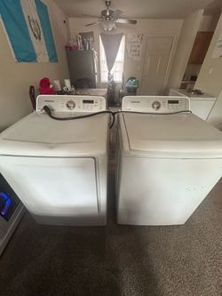 Samsung washer and dryer *Sold As Is*