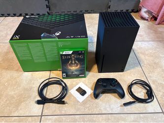 Xbox series X with 1TB Expansion card and Game