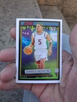 2026 Panini Score-A-Treat Darius Acuff Jr #1 Guard (NIL) "Rookie Card" - Link Academy High School Jersey #5
. Near Mint/ Mint Condition.