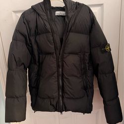 Stone Island Crinkle Reps NY Down Jacket 751540123 Puffer Coat Mens Medium