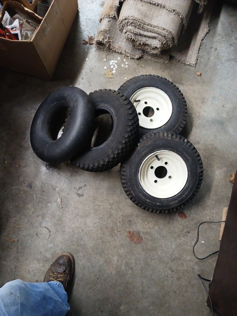 4.80/4.00-8 Tires And Wheels