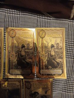 Goldback one half bills