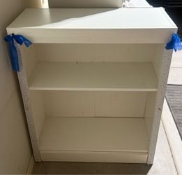 Wooden White Bookshelf