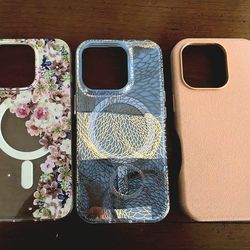 3x Apple iPhone 16 Pro Phone Cases