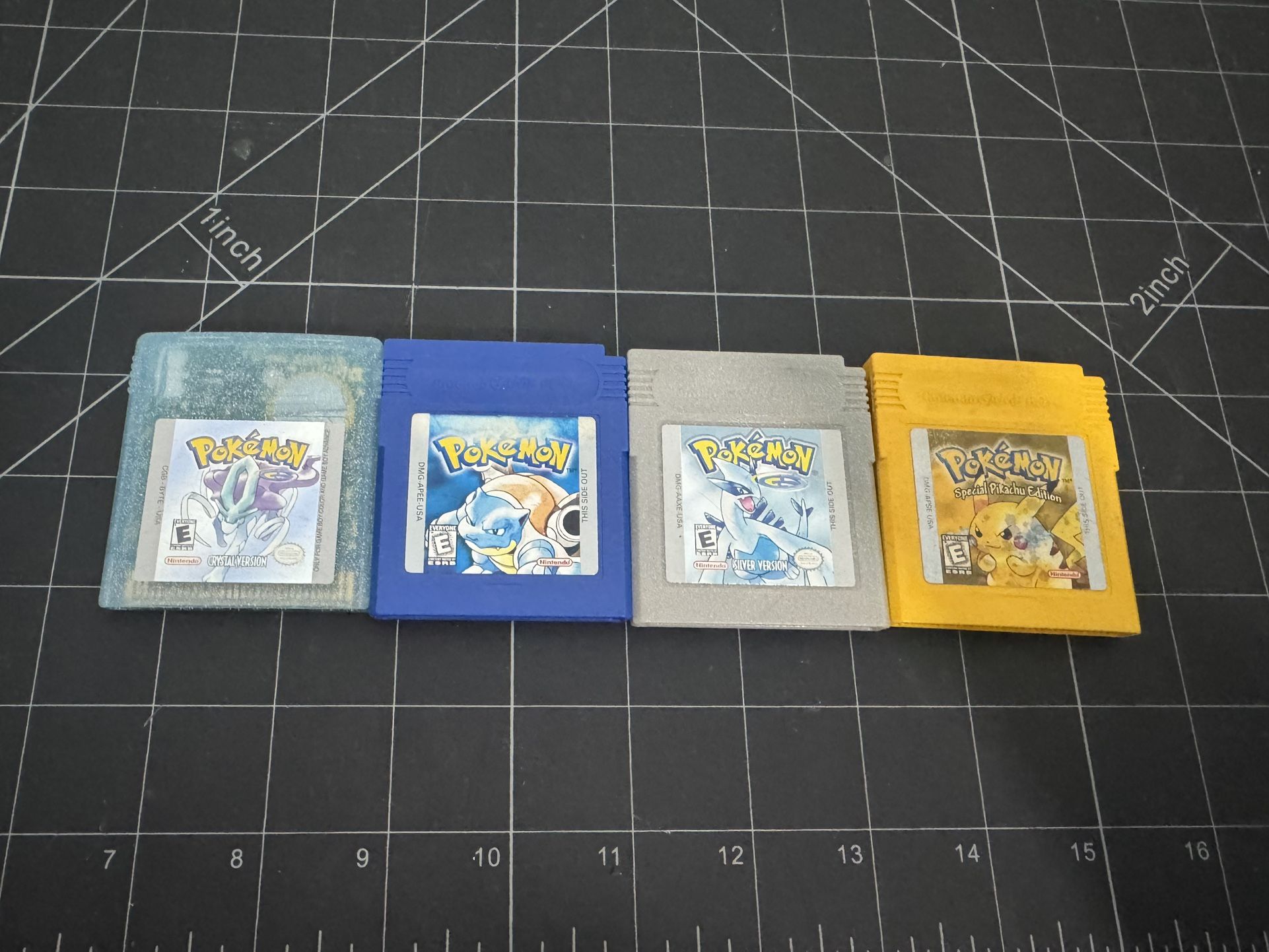 Authentic Pokémon Games For Nintendo Gameboy And Gameboy Color