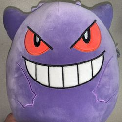 Pokemon Gengar Squishmallow Plush NEW 10" In Hand Squishmallows