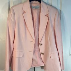 Tahari Light Pink Brazer 