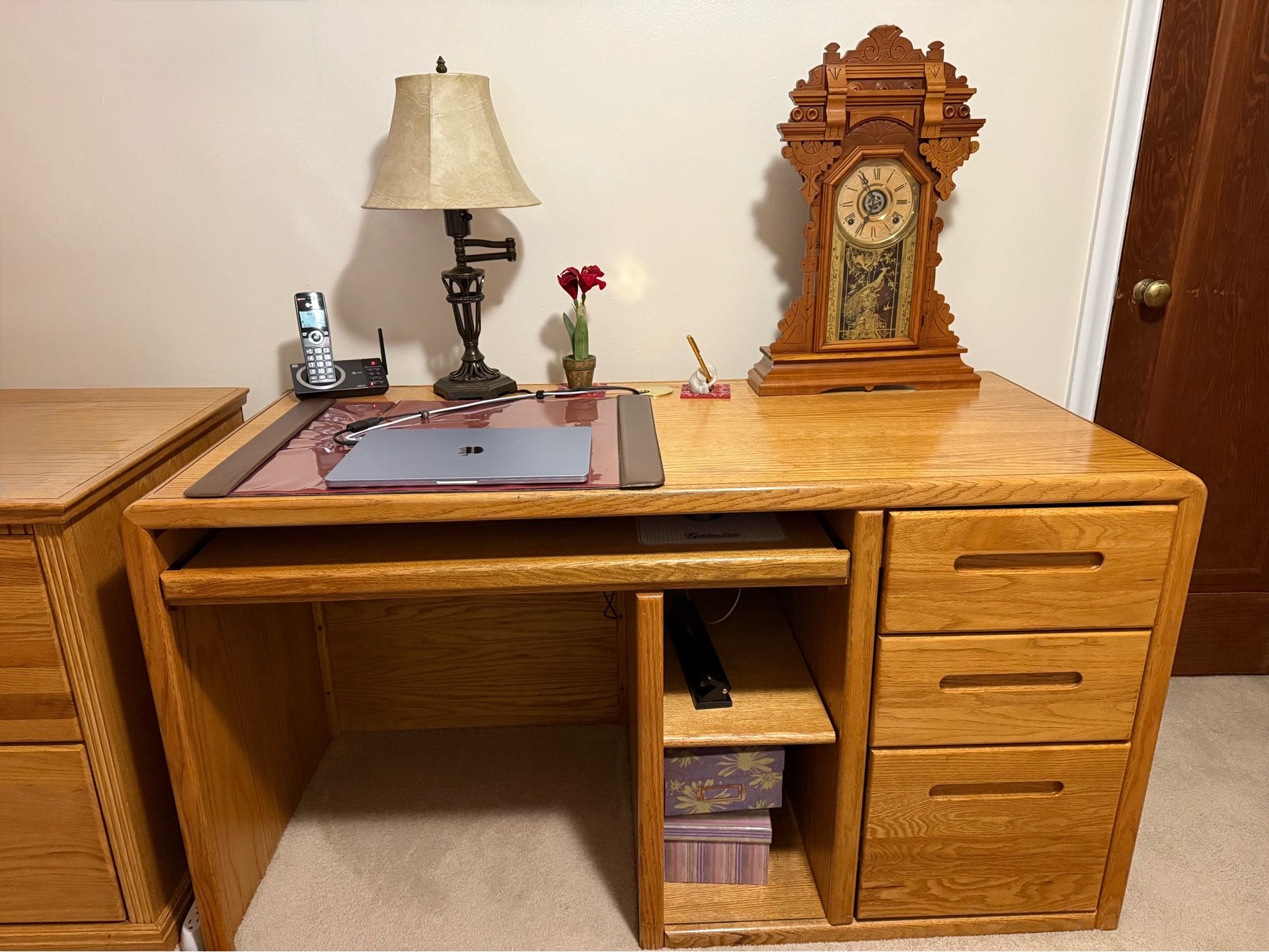 Oak Desk-Solid Oak