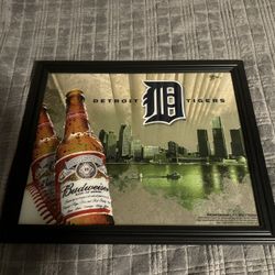 Vintage Detroit Tigers Mirror