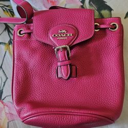 Pink Mini Amelia Convertable Backpack 