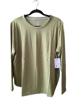 NWT Jockey Brand Long Sleeve Crew Neck Tee Color Marsh Heather Size 2XL