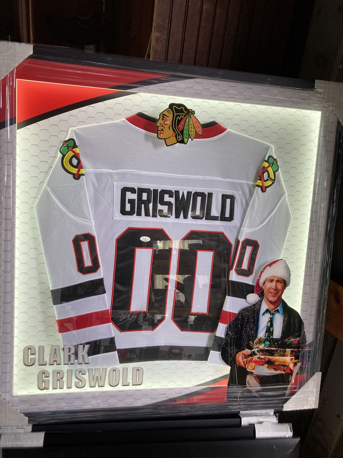 Christmas Vacation Chevy Chase Signed Jersey Certified