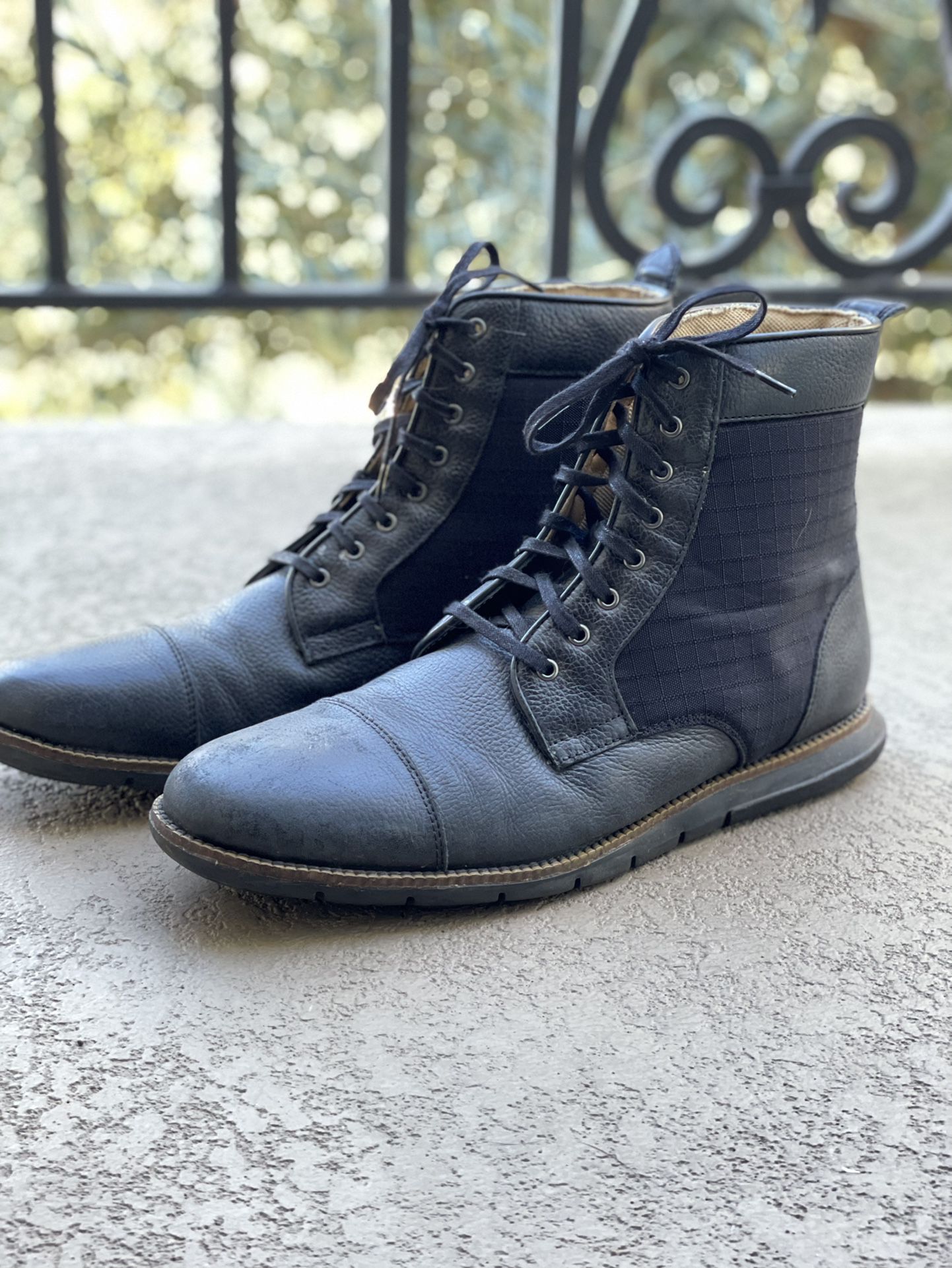 Cole Haan Black Leather  ZeroGrand Boots. Sz: 10.5 