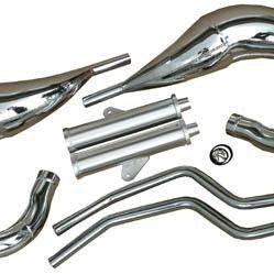 New chrome banshee Shearers, small bore, in frames, pipes for sale