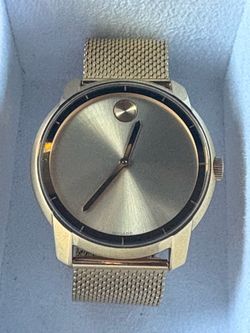 MENS Movodo bold gold large face $300 obo